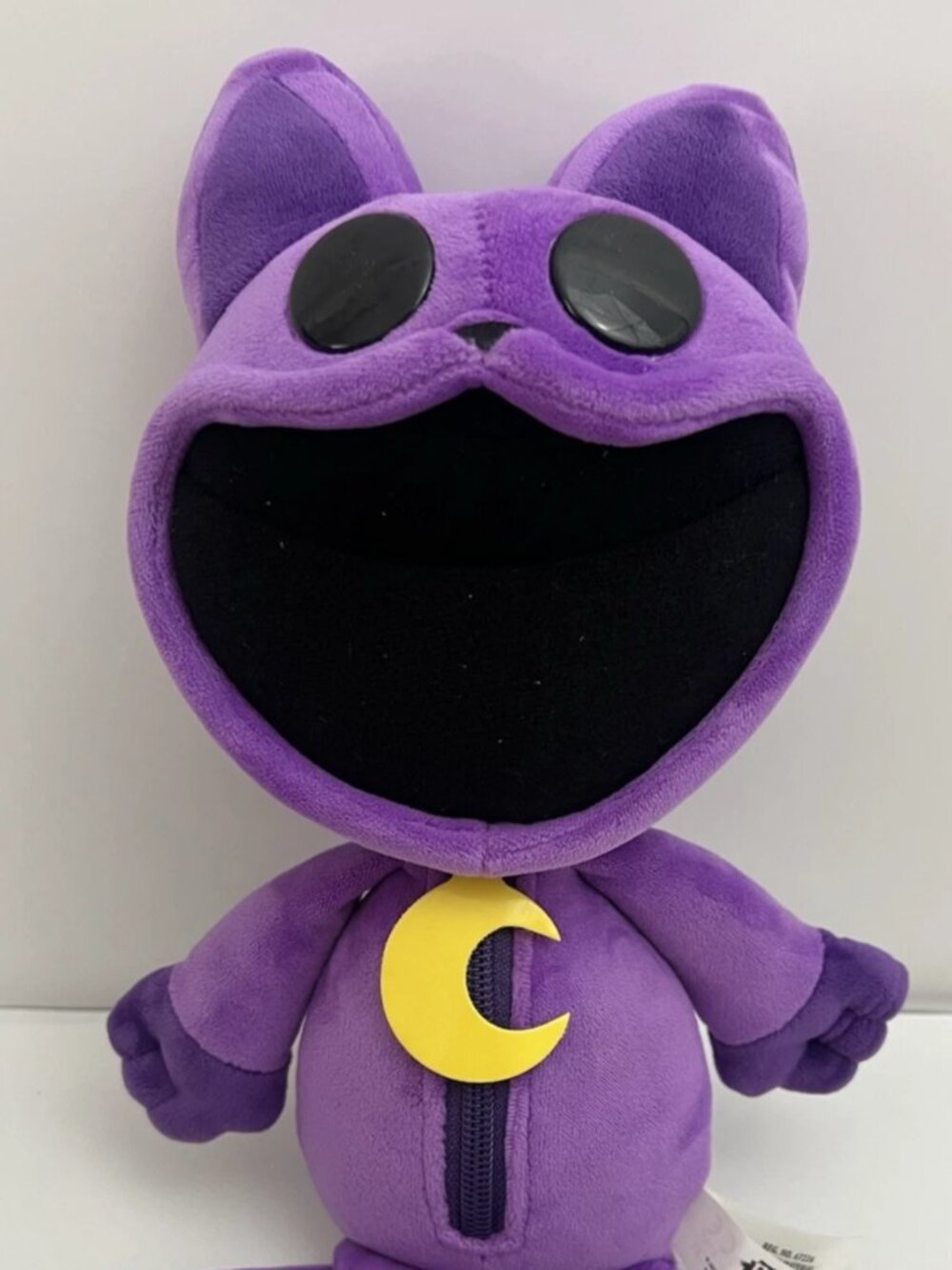 Poppy Playtime Plush Purple Catnap Cat Doll Smiling Critters Crescent Moon Toy